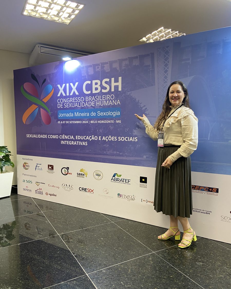 Istaela Santos no XIX CBSH — Congresso Brasileiro de Sexualidade Humana, Belo Horizonte 2024